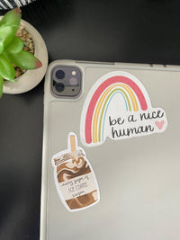 Be a Nice Human Sticker