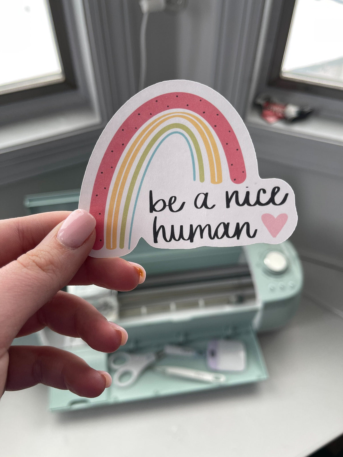 Be a Nice Human Sticker